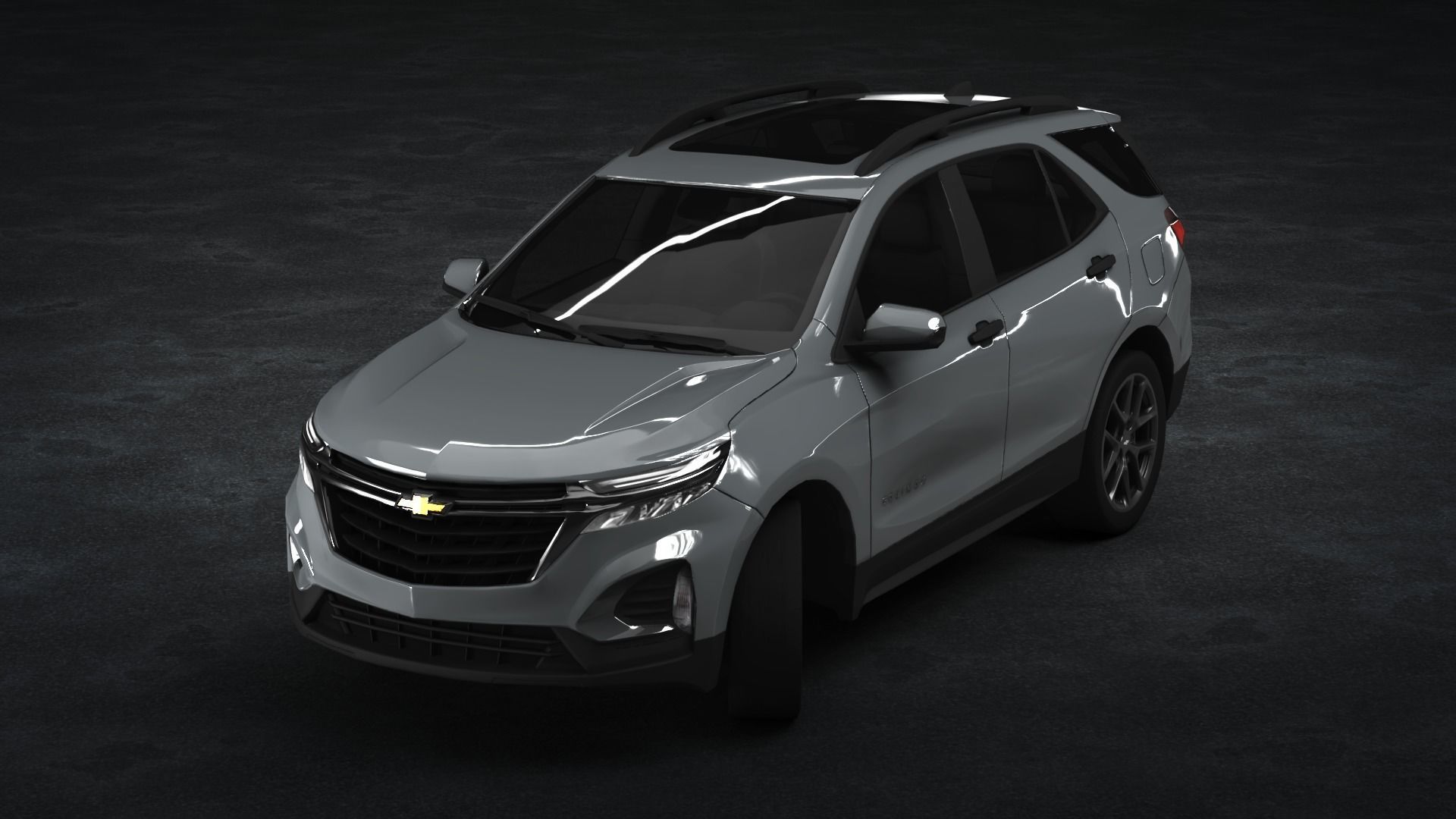 Chevrolet Equinox 2022 Low-poly 3D model_10