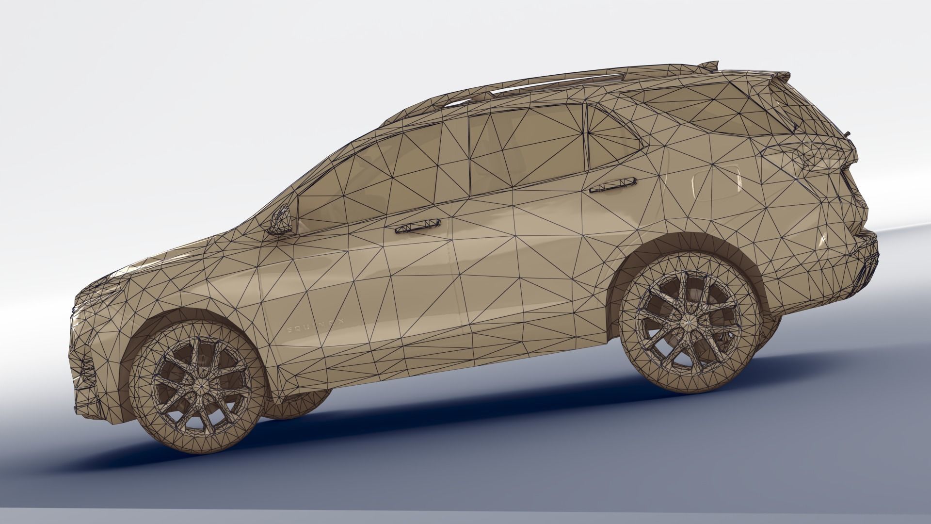 Chevrolet Equinox 2022 Low-poly 3D model_15