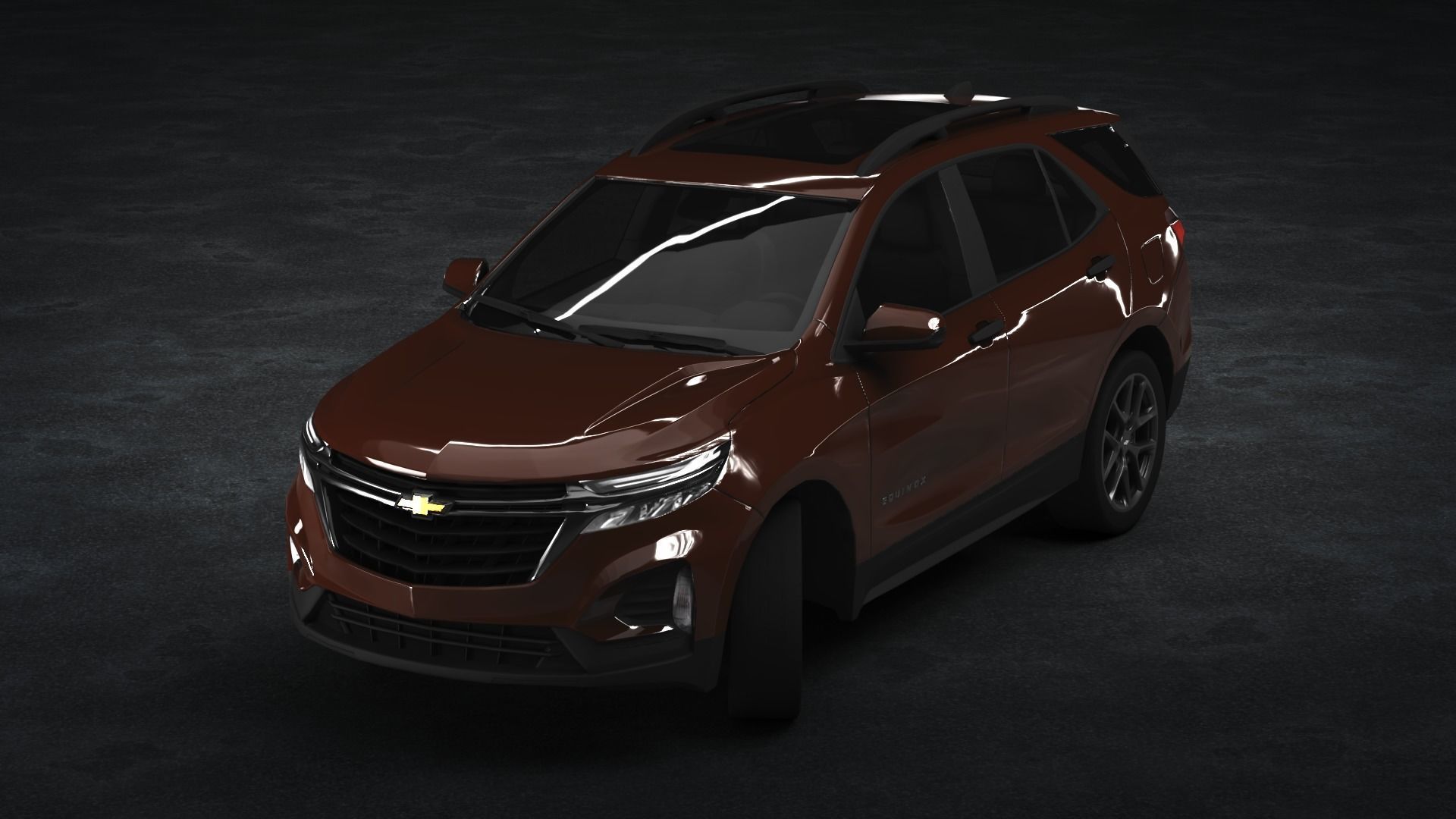 Chevrolet Equinox 2022 Low-poly 3D model_11