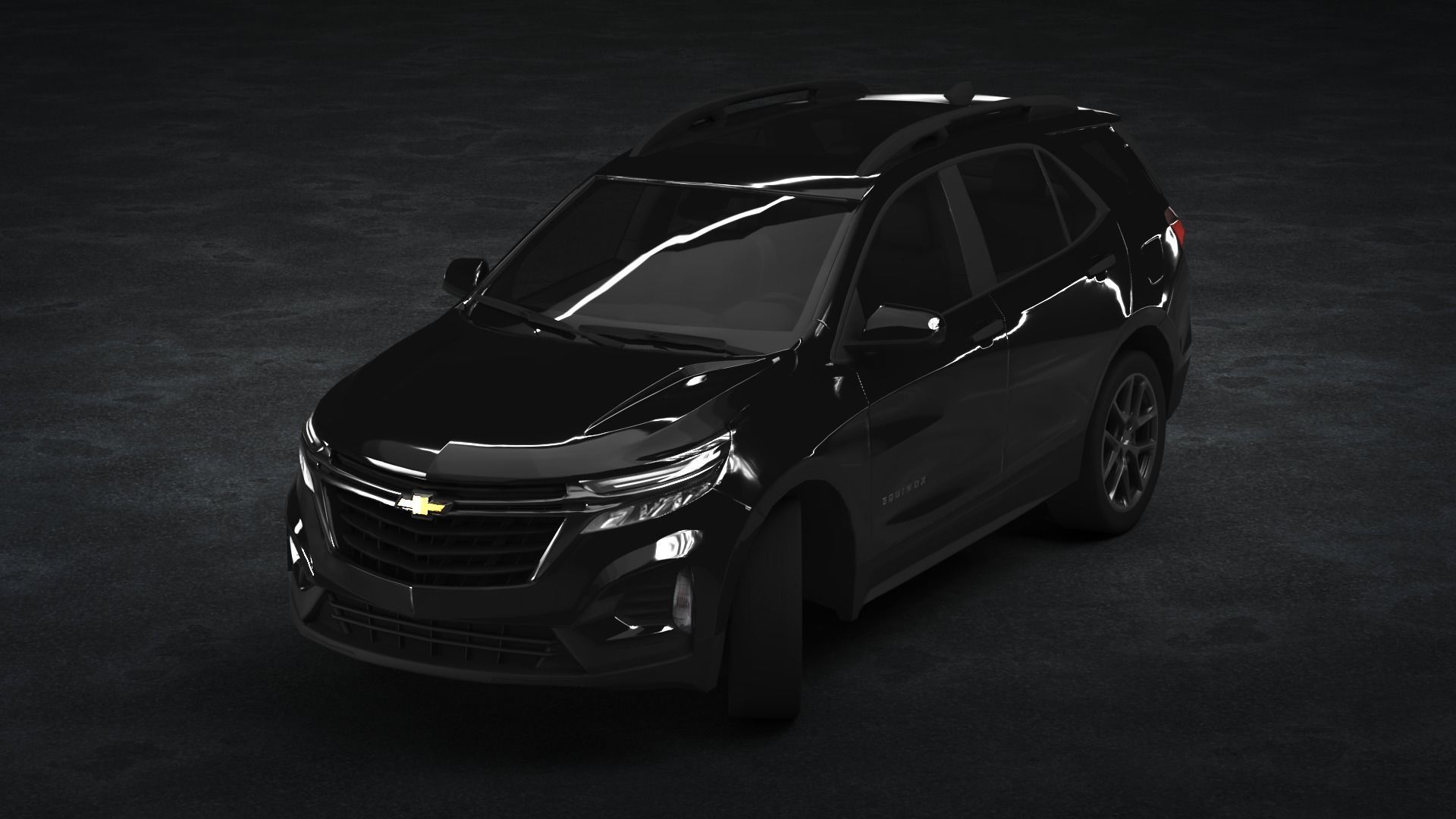 Chevrolet Equinox 2022 Low-poly 3D model_12