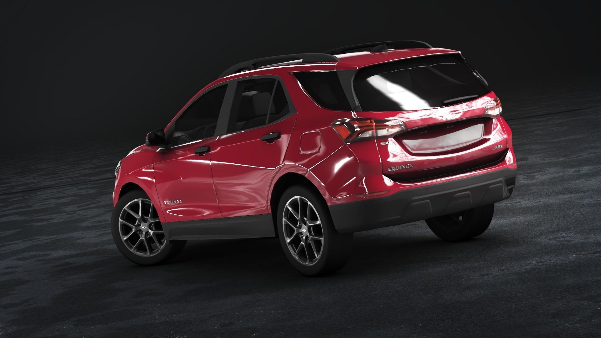 Chevrolet Equinox 2022 Low-poly 3D model_3
