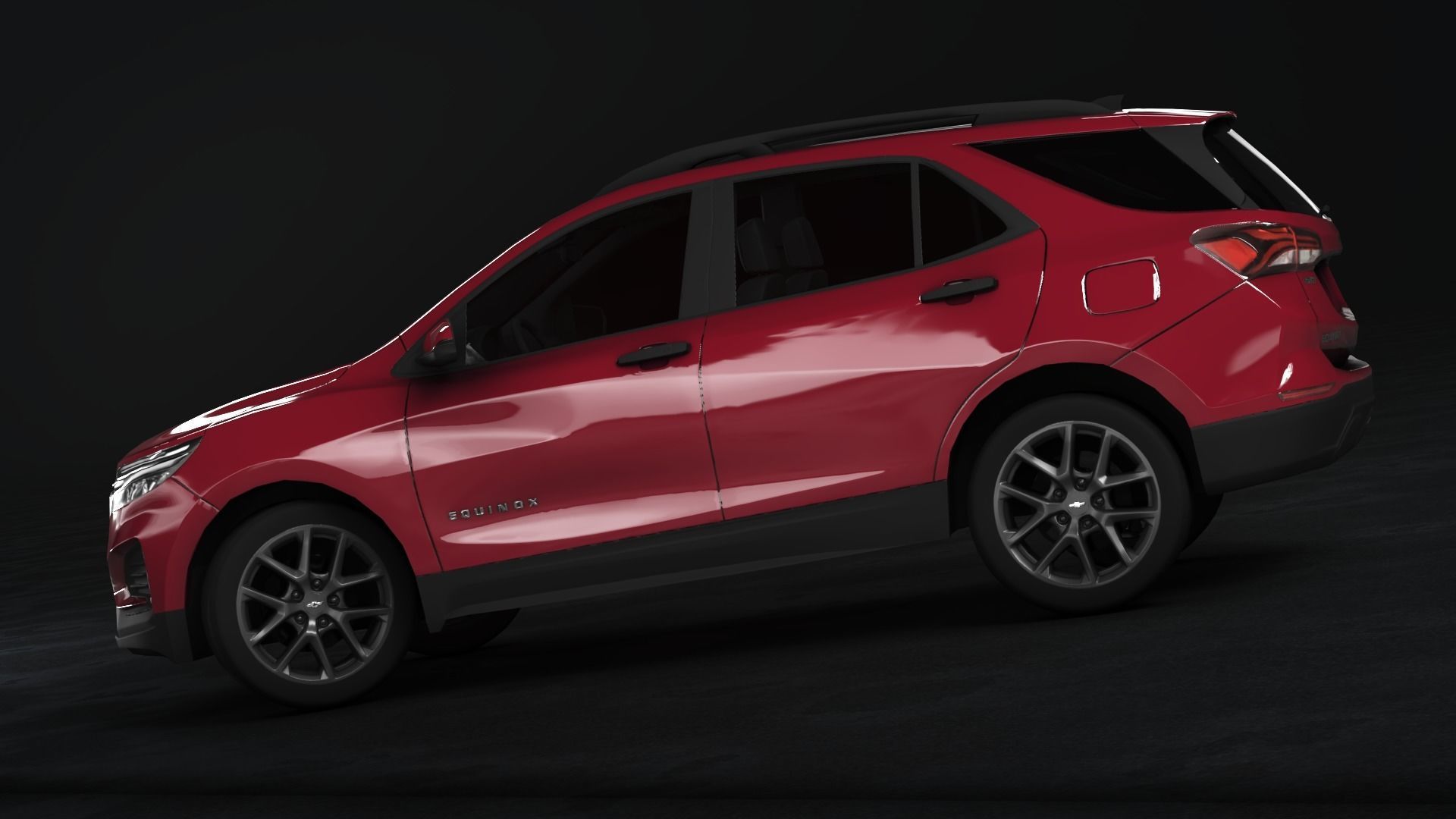Chevrolet Equinox 2022 Low-poly 3D model_4