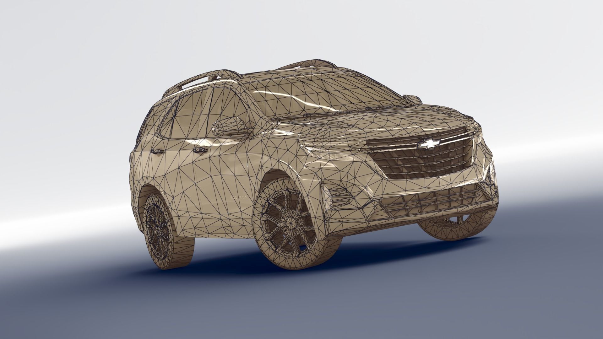 Chevrolet Equinox 2022 Low-poly 3D model_13