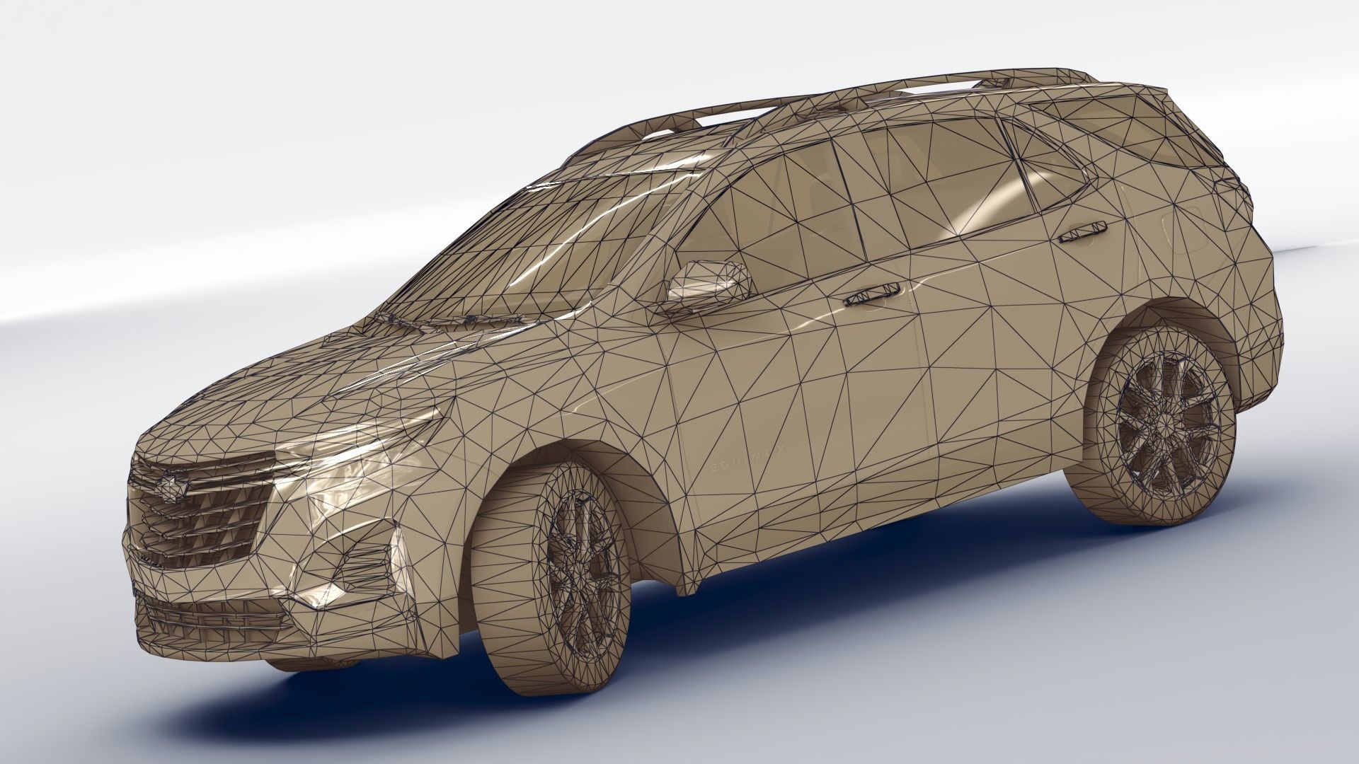 Chevrolet Equinox 2022 Low-poly 3D model_16