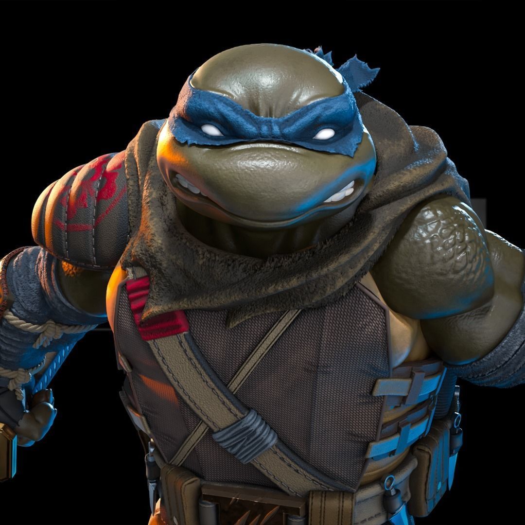 Fan Art - LEO from TMNT Last Ronin - Statue 3D print model_5