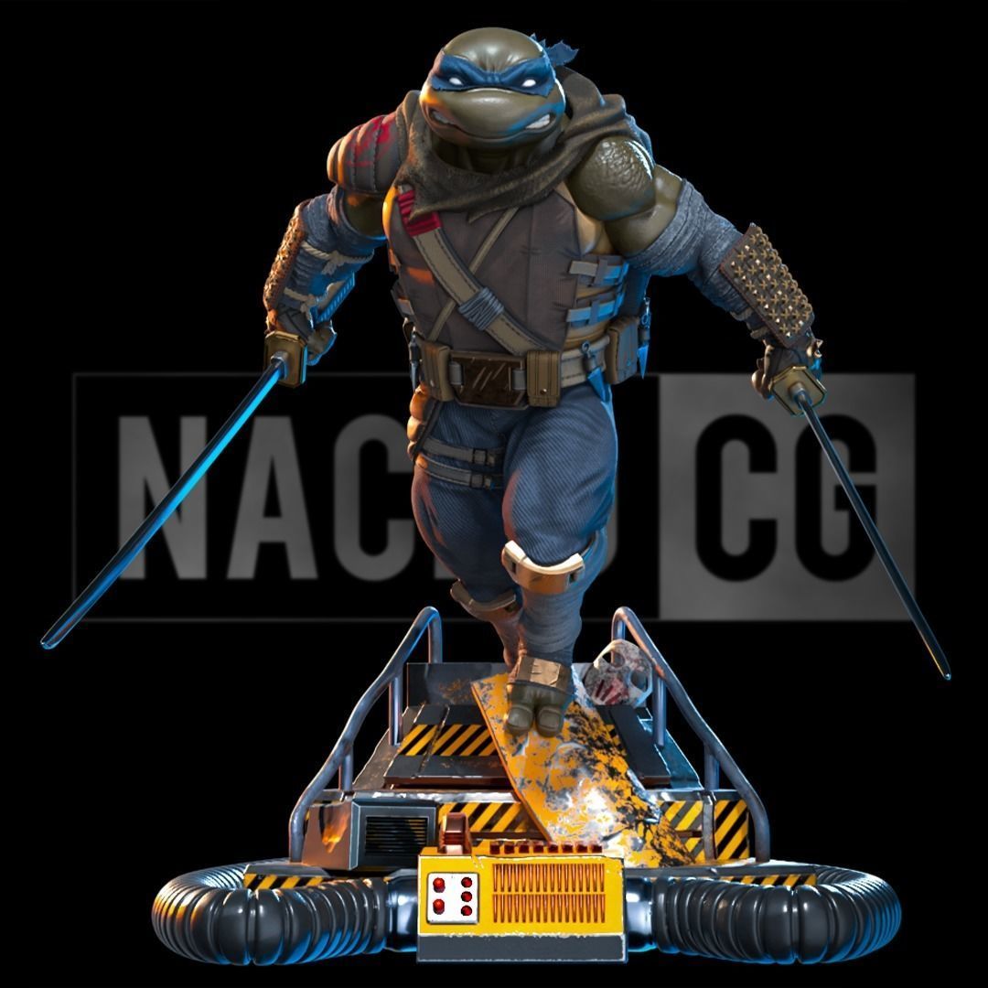 Fan Art - LEO from TMNT Last Ronin - Statue 3D print model_1