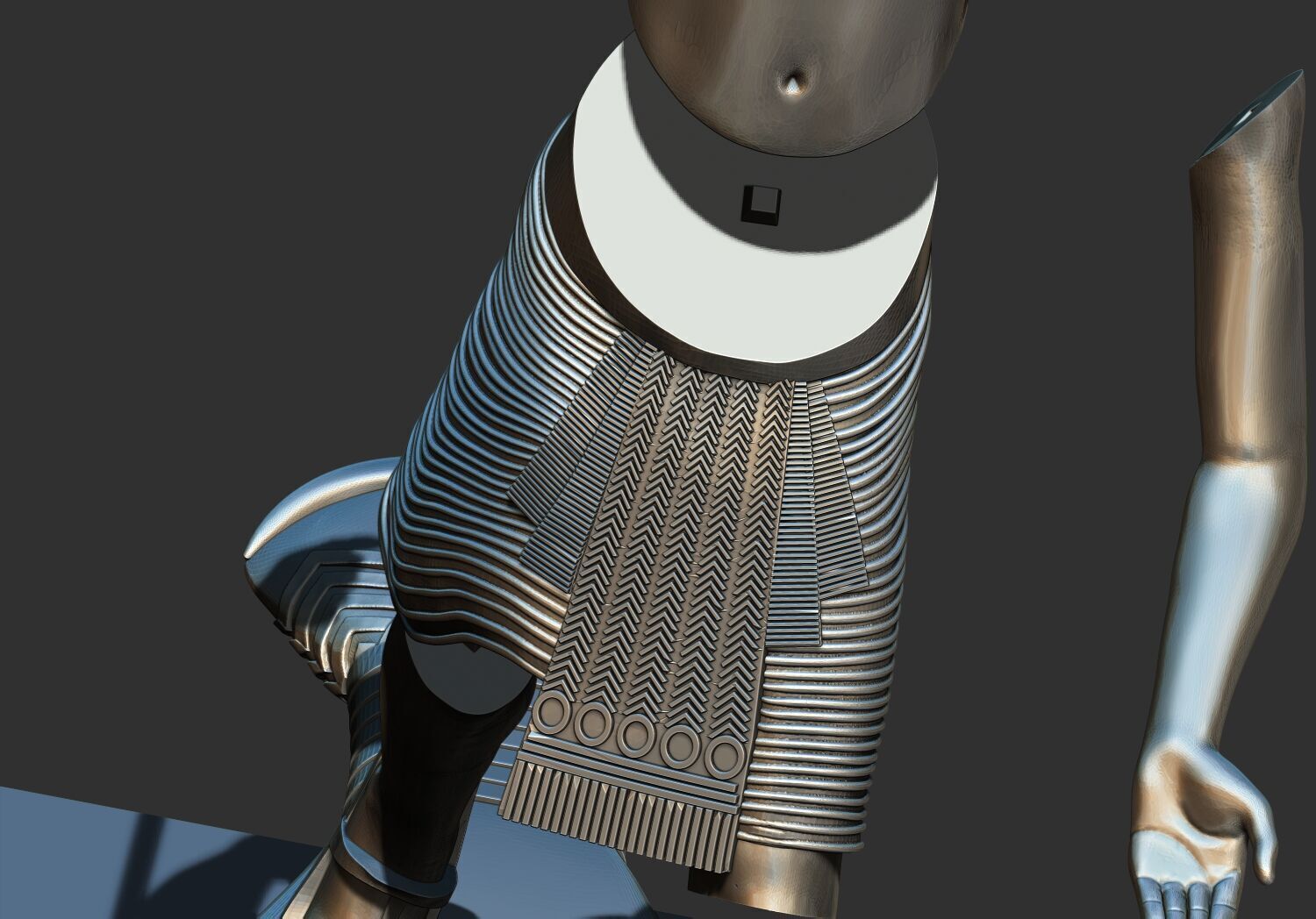 Tutankhamun Harpooner canoe fishing reed boat 3d print model 3D print model_14