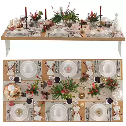 Table Setting 15 3D model
