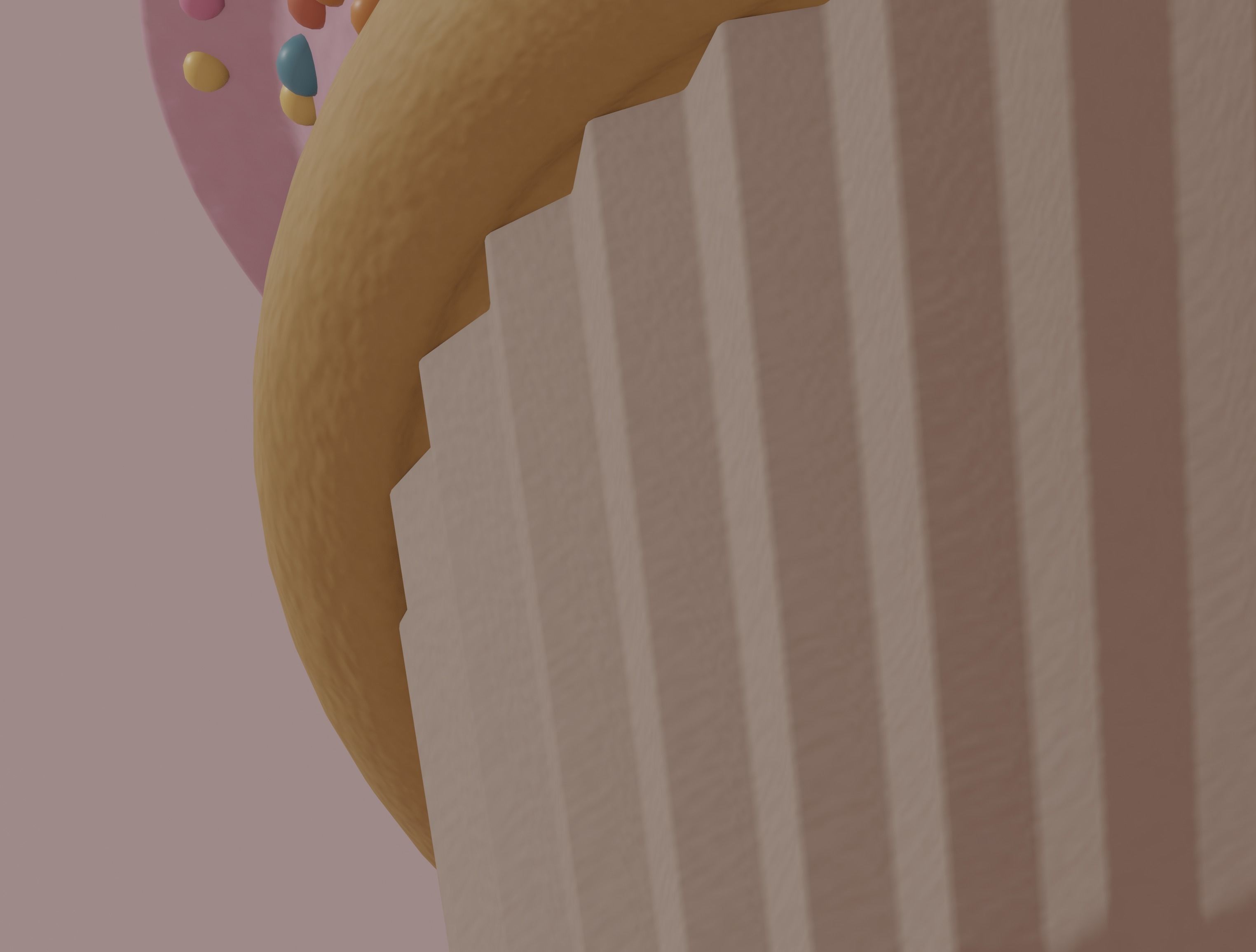 Cupcake 3D model_9