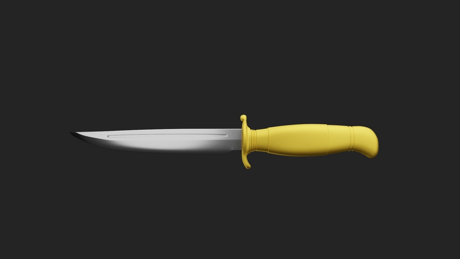 Knife K2 3D print model_2