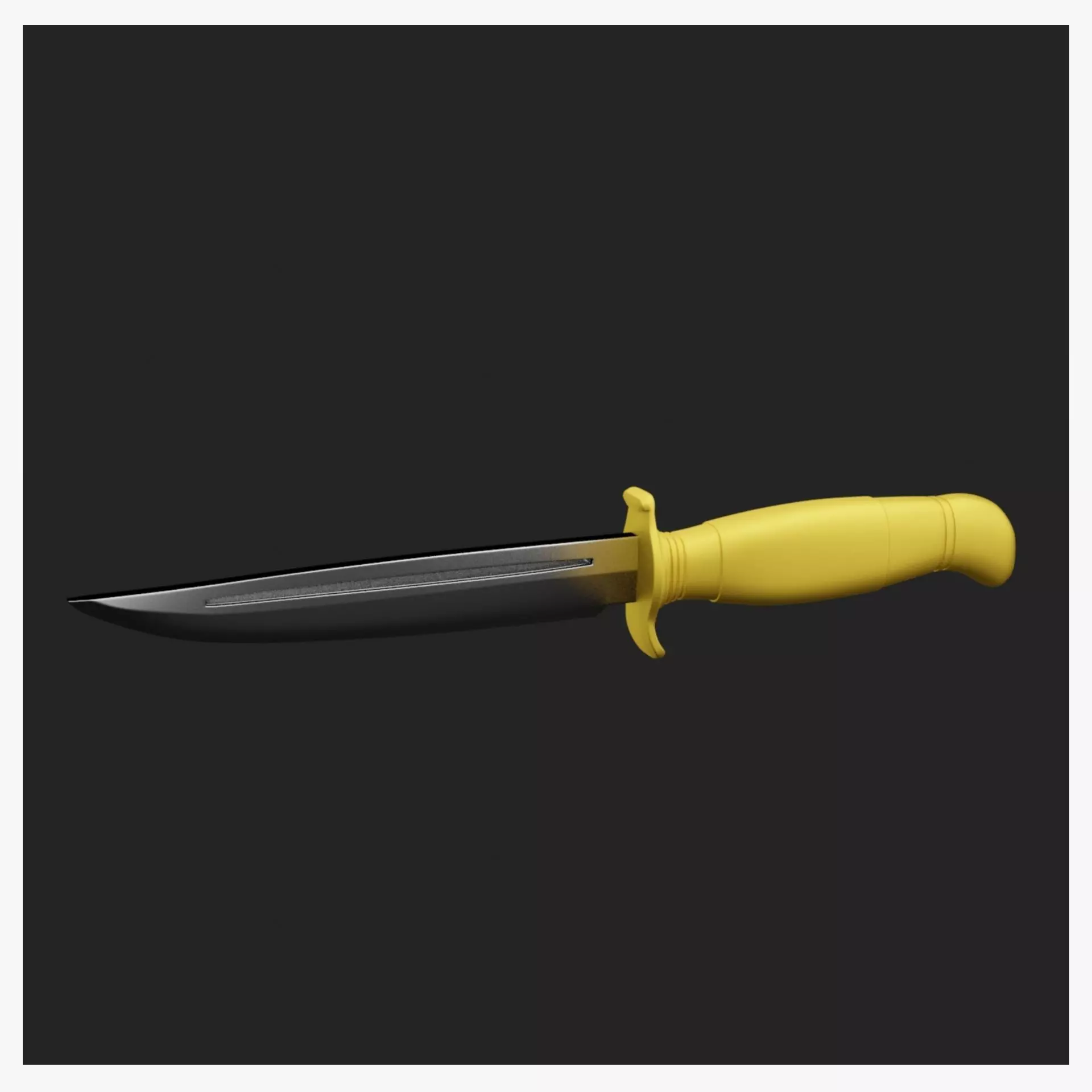 Knife K2 3D print model_0
