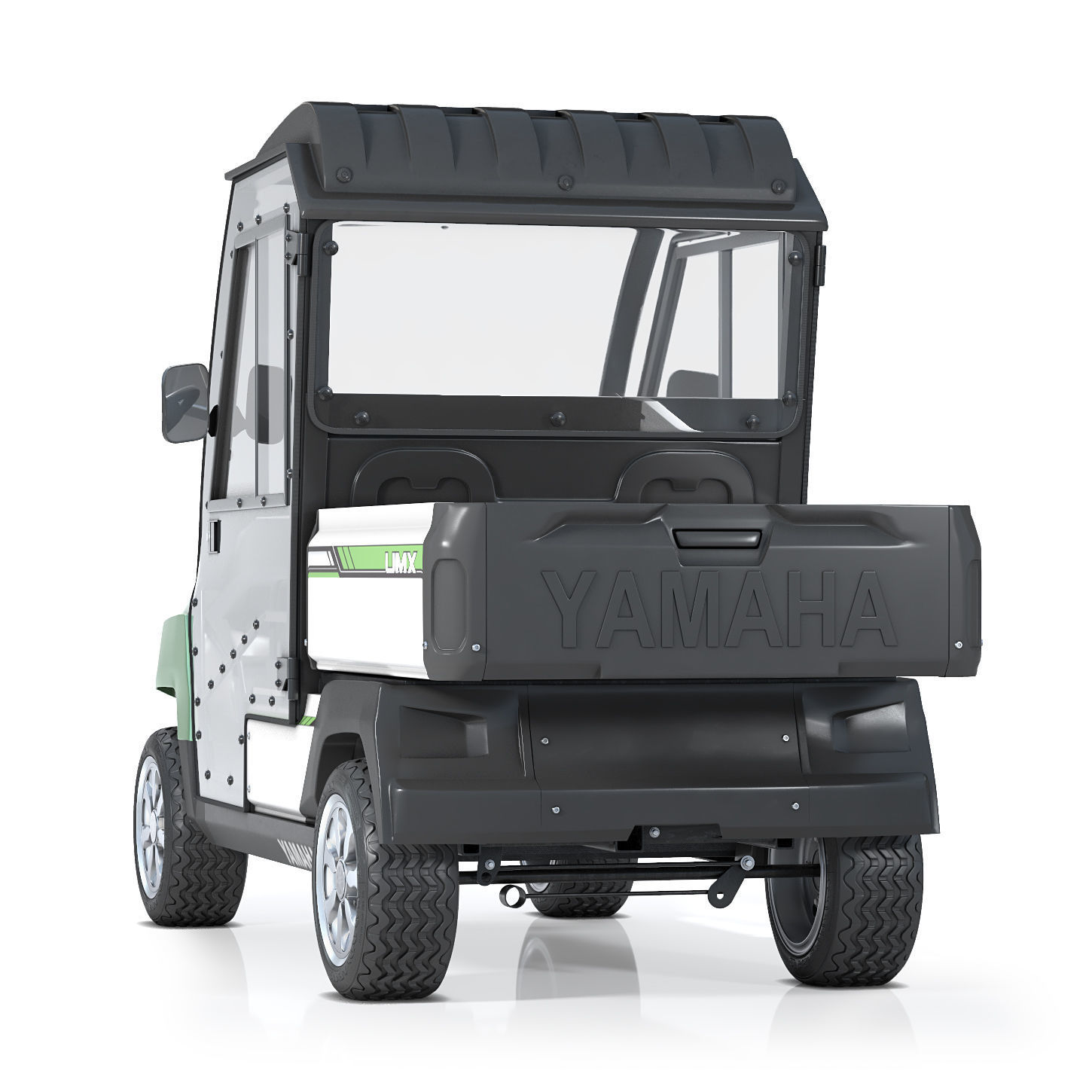 Yamaha Golf Cart UMAX CAB 3D model_3