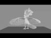 Victoria Crowned Pigeon 3D model_1