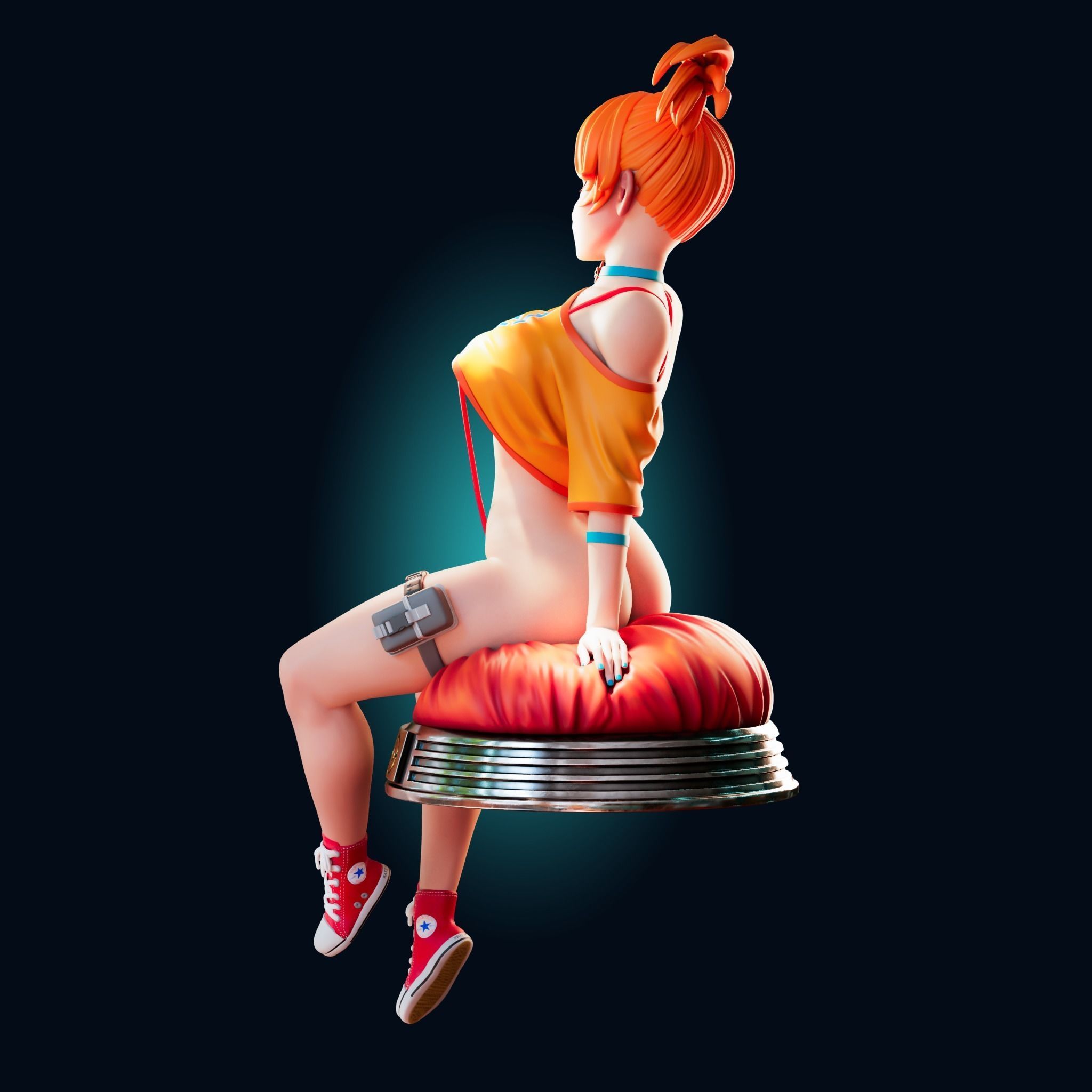 ADULT MISTY POKEMON 4 VARIATIONS Nsfw - Futa 3D PRINT MODEL  3D print model_13