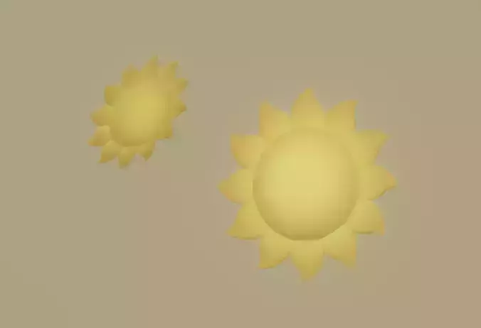 Sun model 3D model