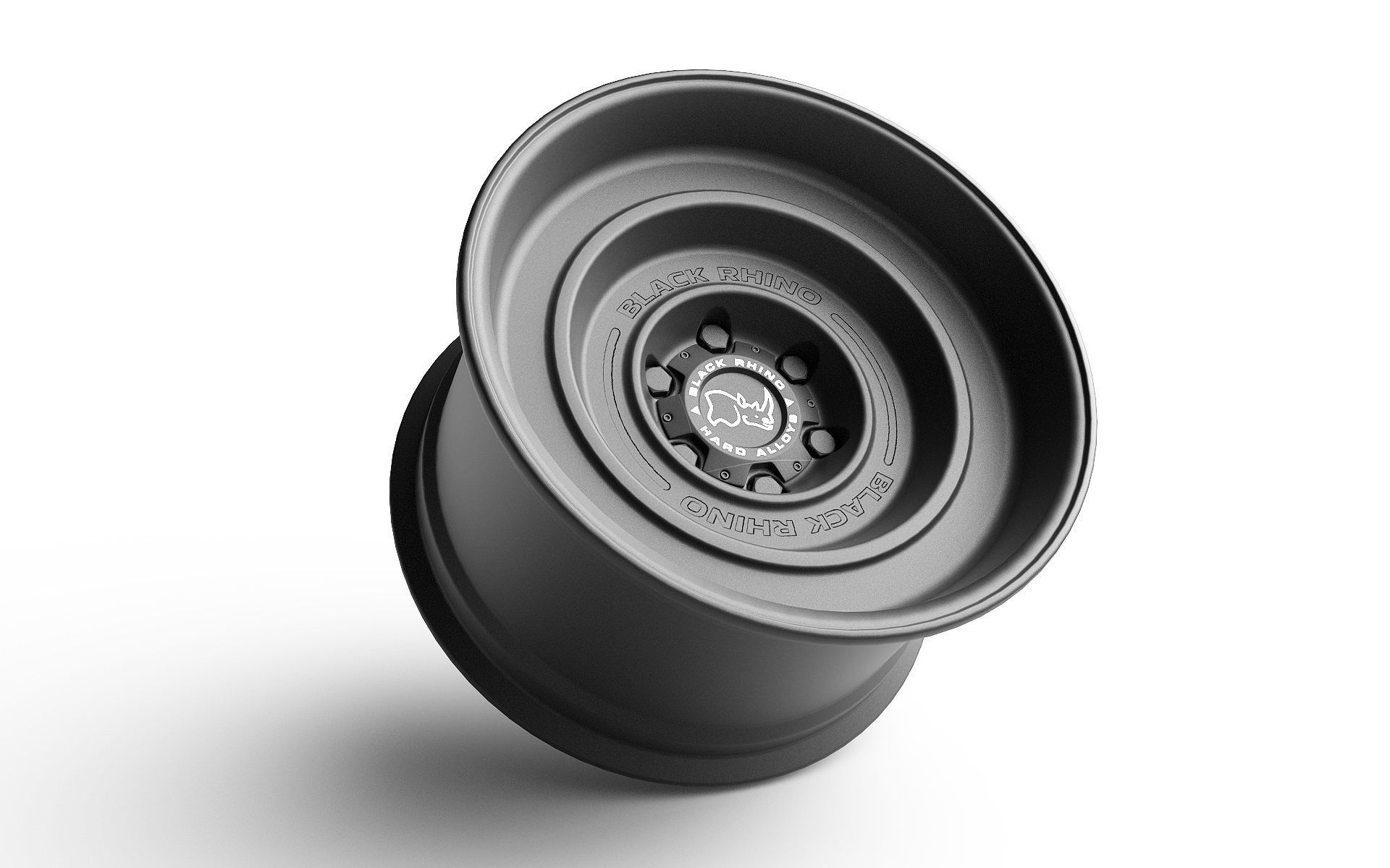 Black Rhino Solid Matte Black 3D model | CGTrader