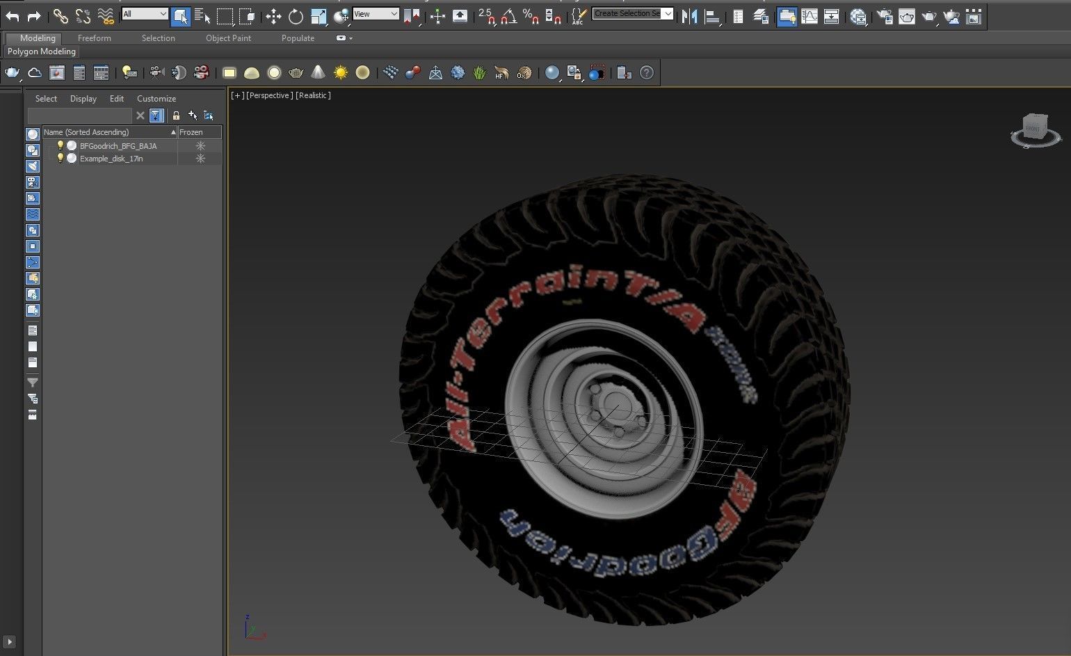 BF Goodrich BFG BAJA 3D model_5