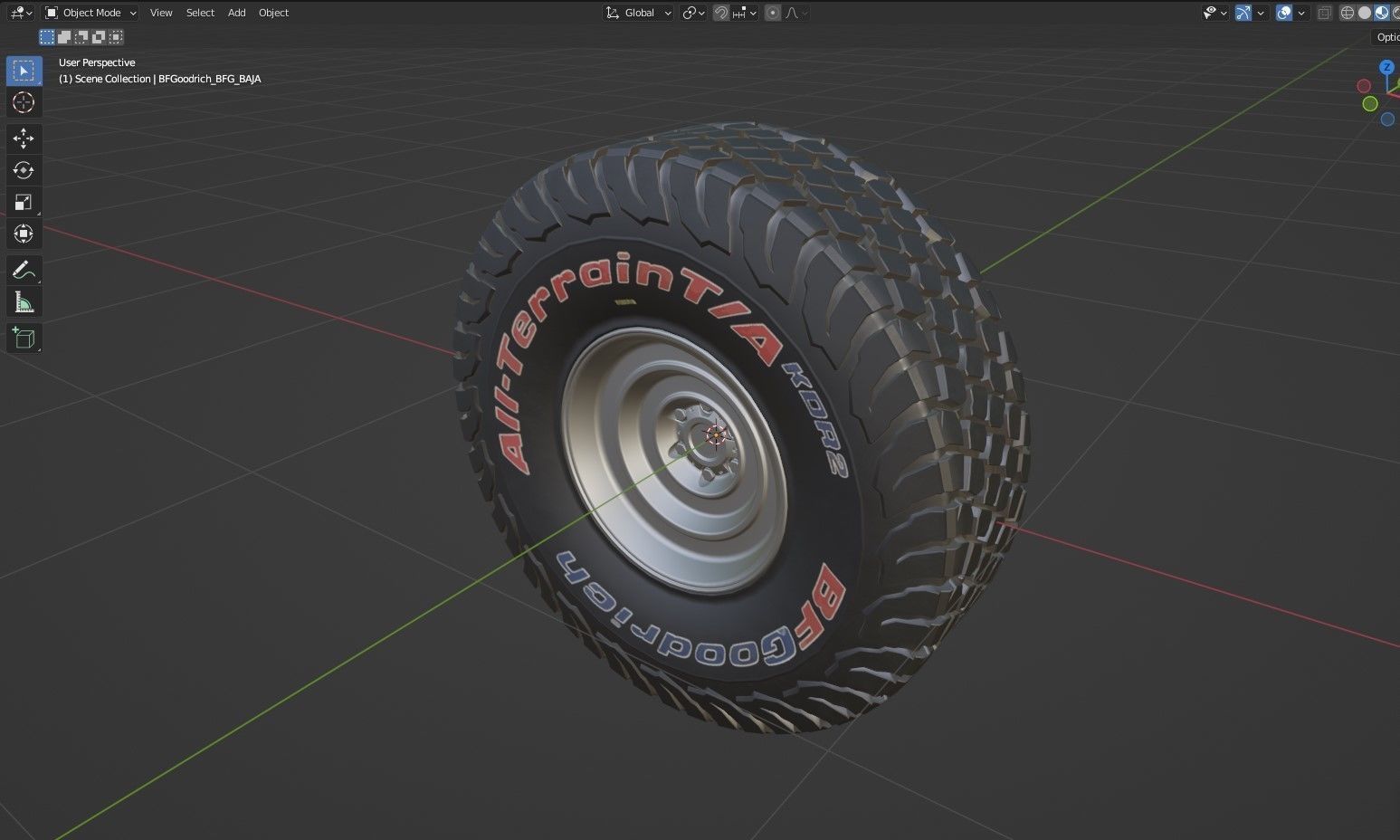 BF Goodrich BFG BAJA 3D model_4