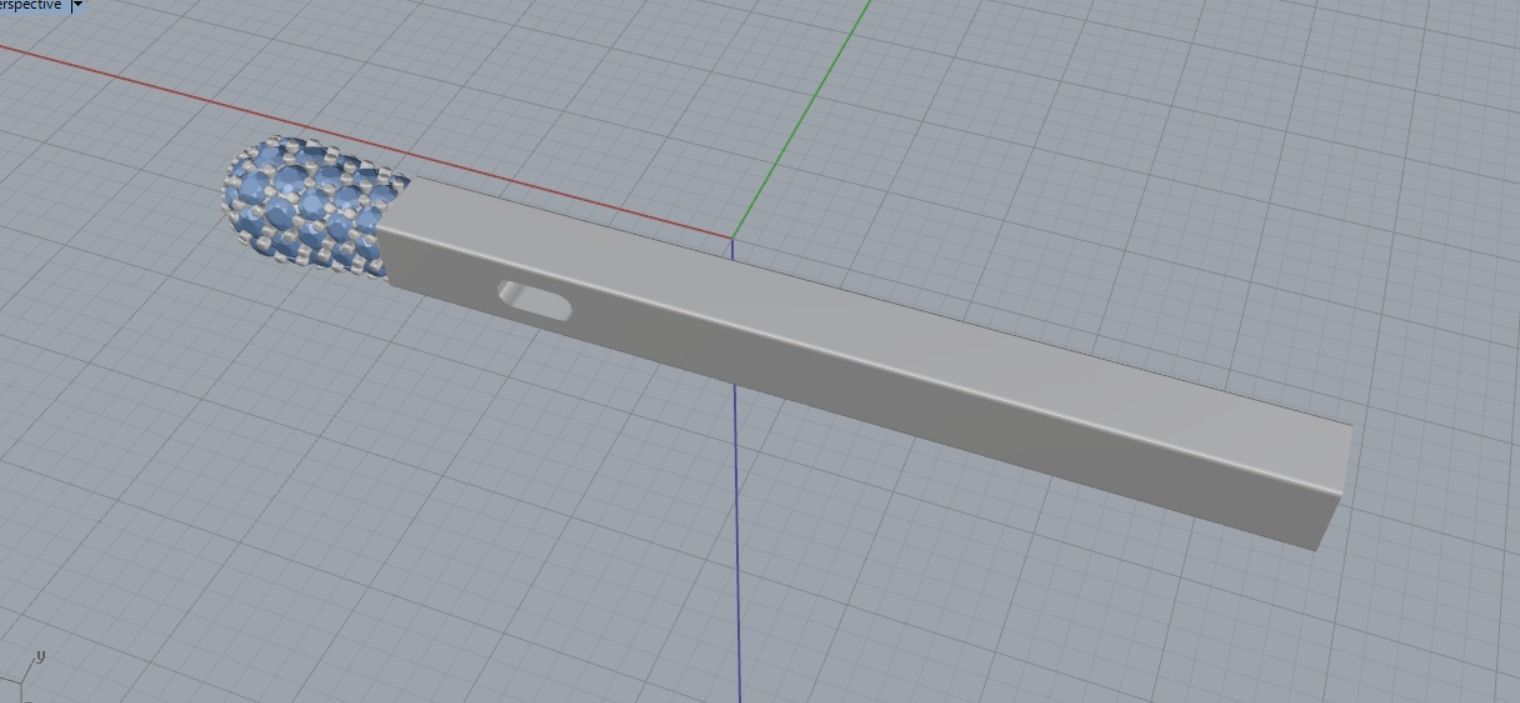 pendant match 3D print model_10