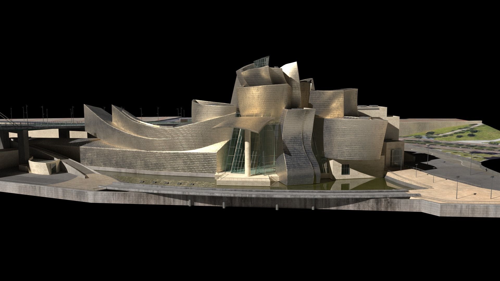 Guggenheim Museum Bilbao 3D model_1