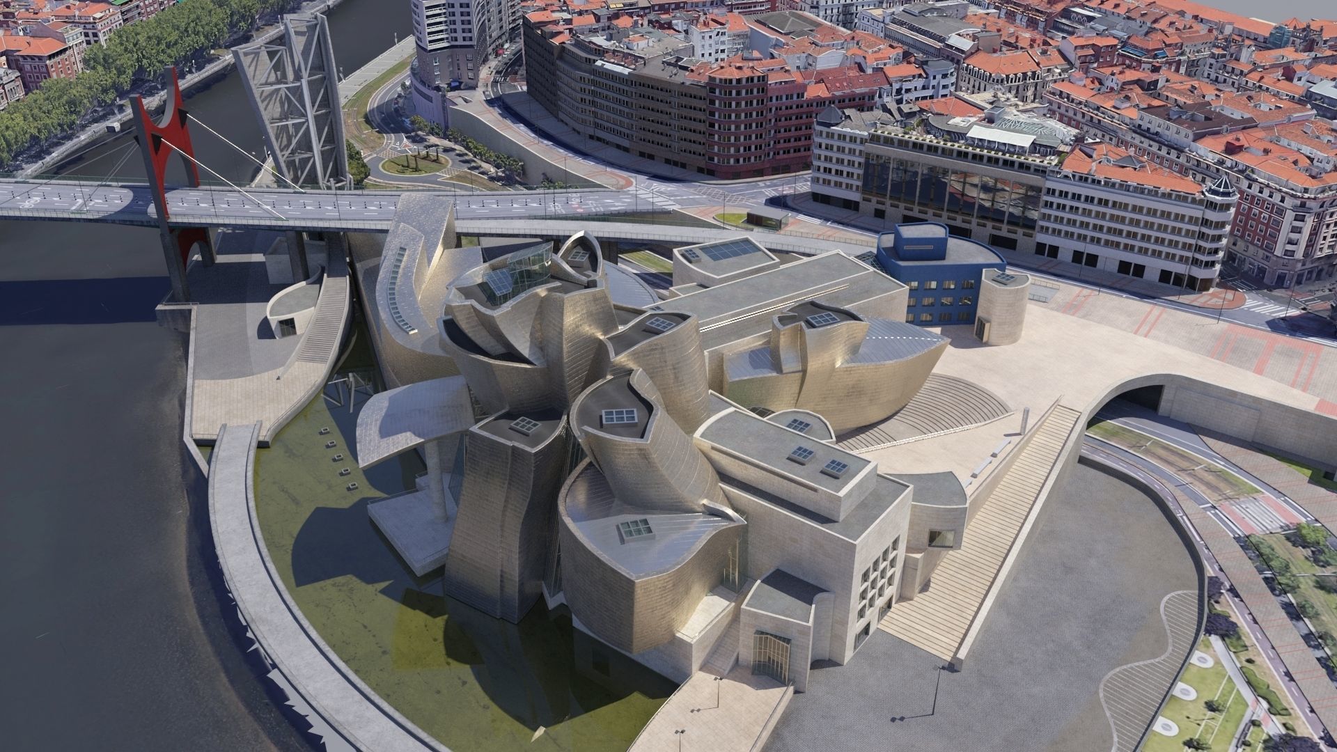 Guggenheim Museum Bilbao 3D model_7