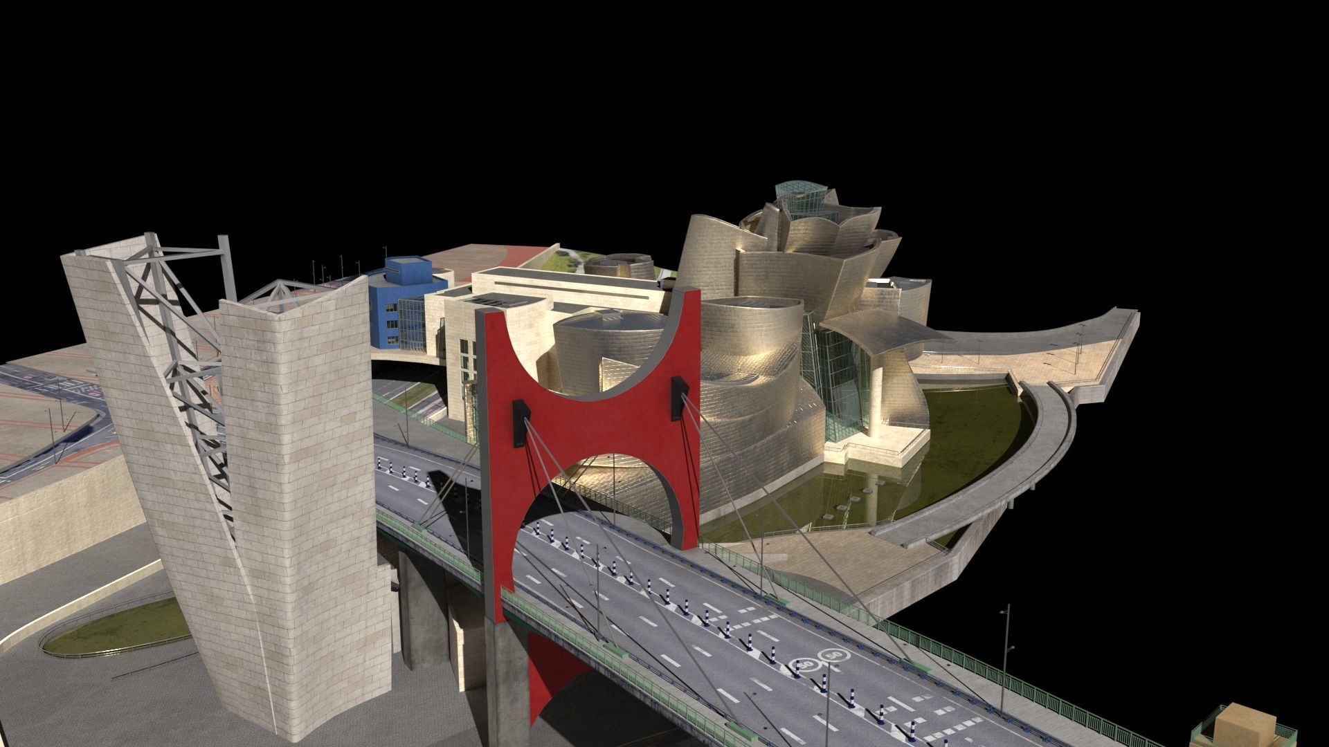 Guggenheim Museum Bilbao 3D model_2
