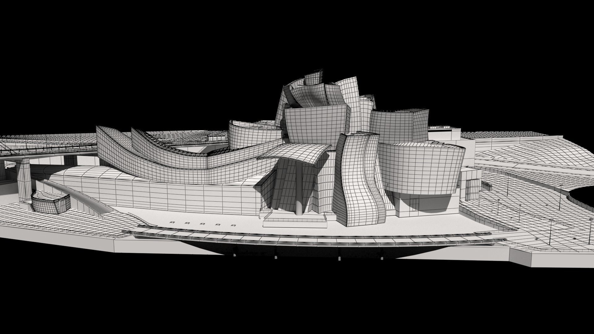 Guggenheim Museum Bilbao 3D model_8