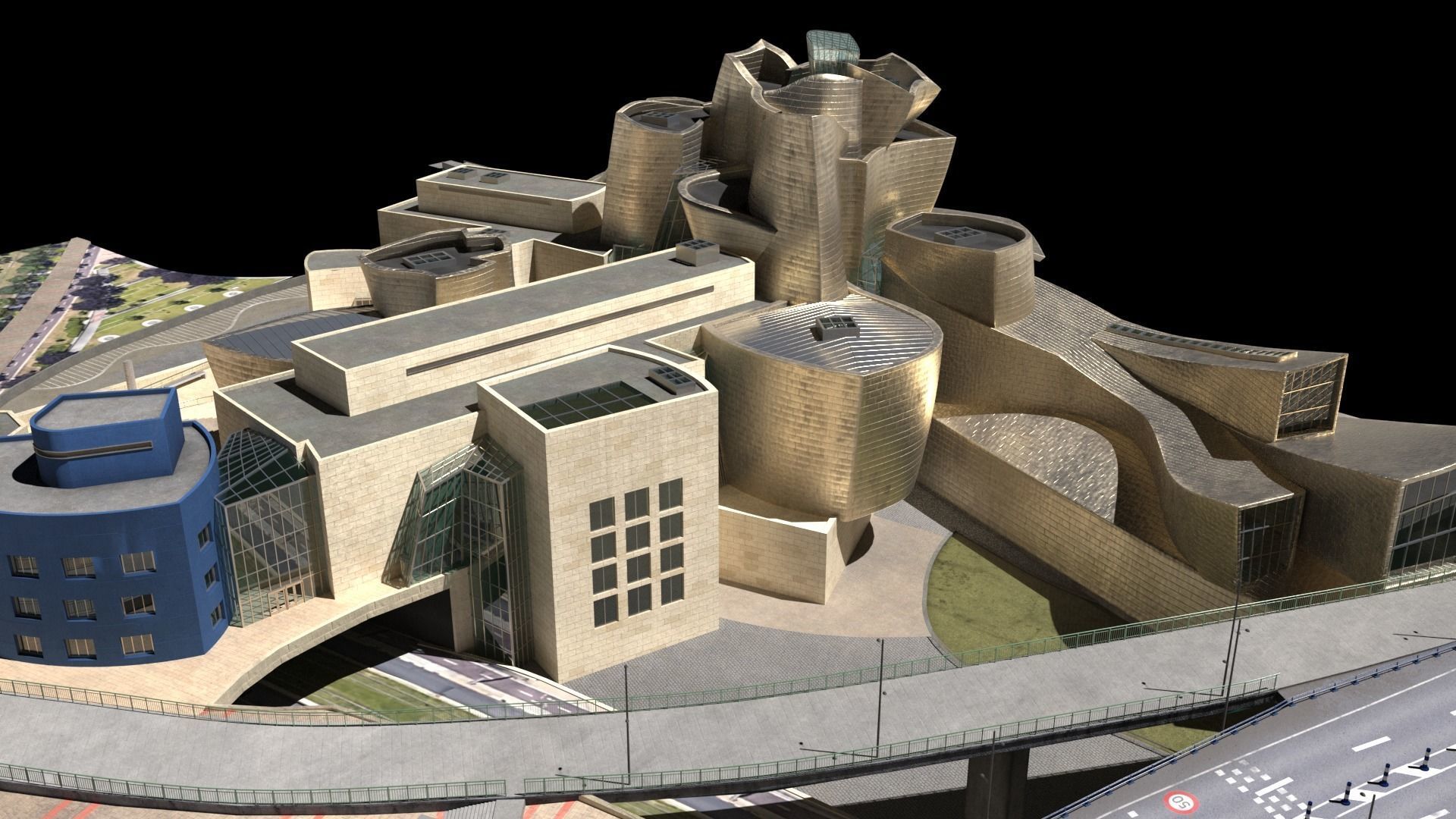 Guggenheim Museum Bilbao 3D model_3