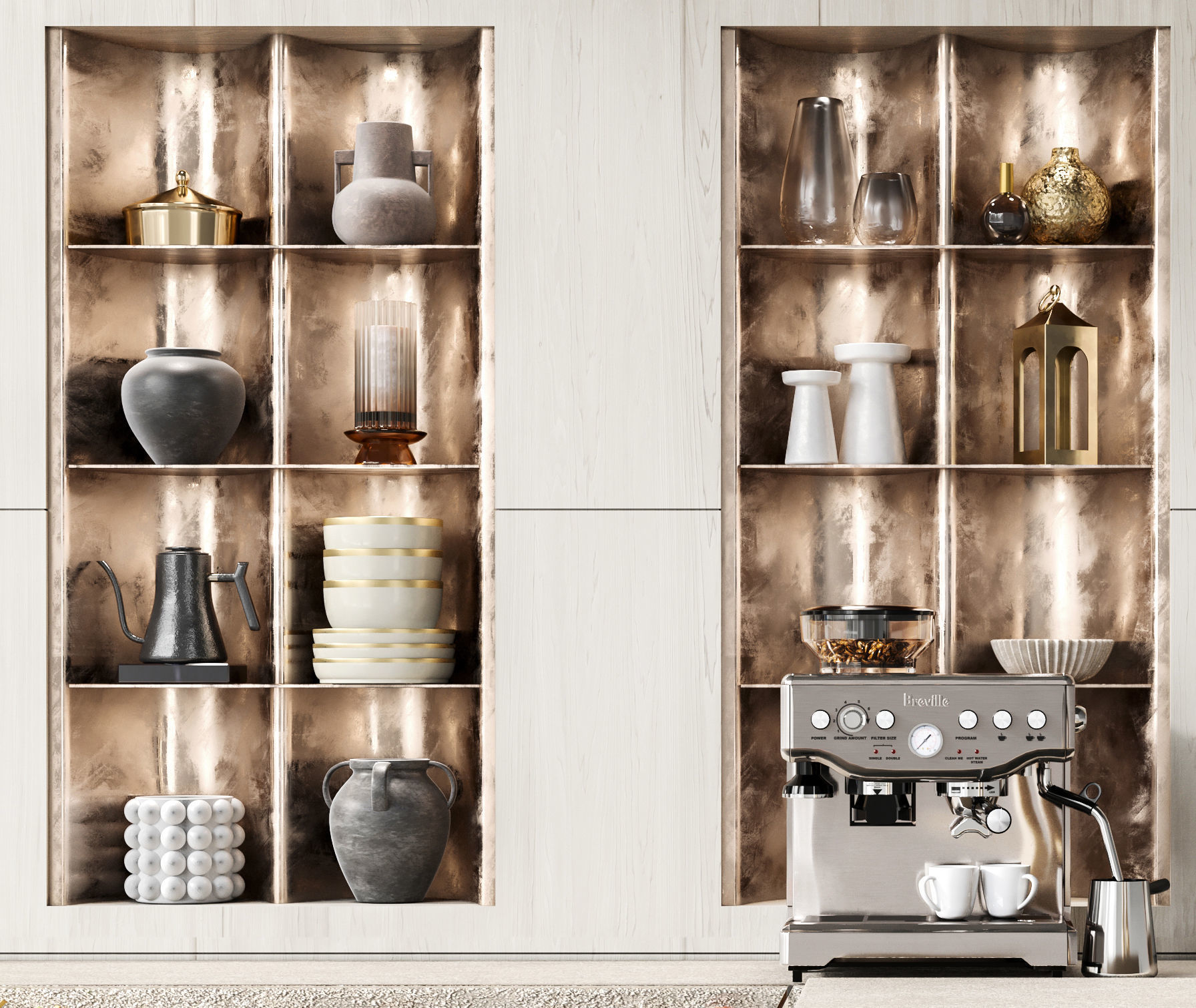 Cafe design 3D model_2