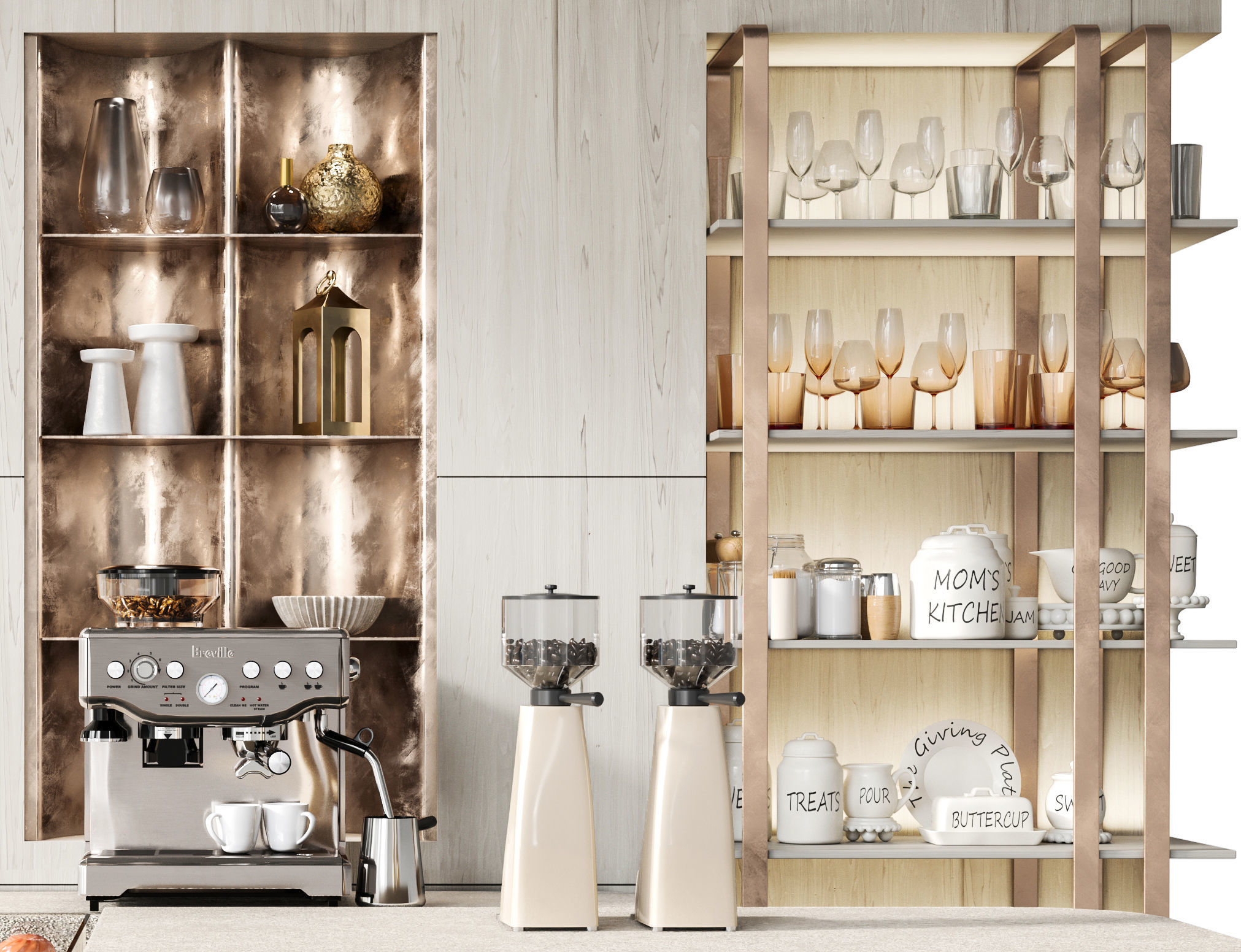 Cafe design 3D model_3