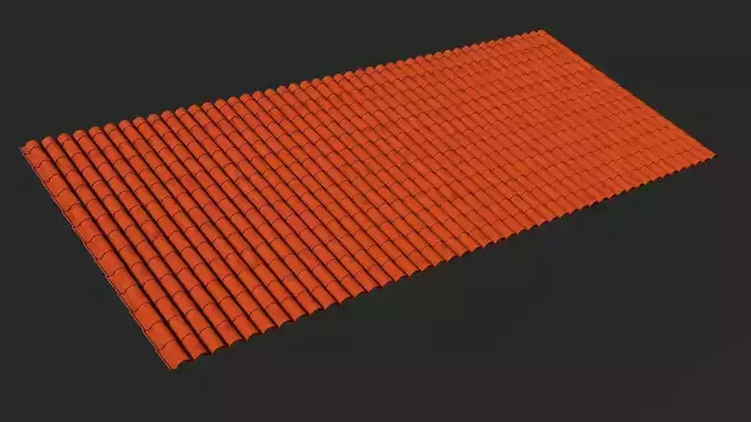 Roof tiles 2406 3D model