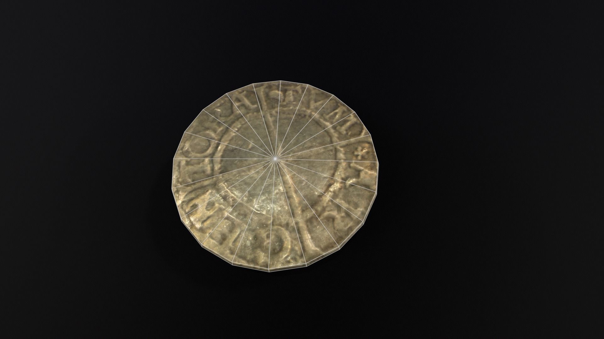 Medieval Coins  Low-poly 3D model_11