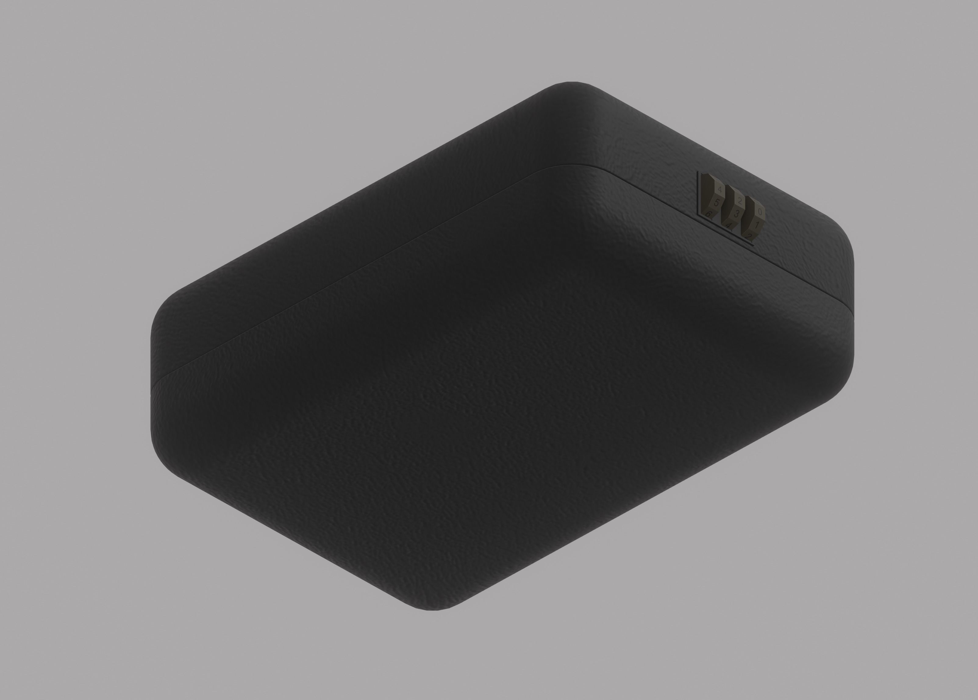 Small Safe 3D model_8