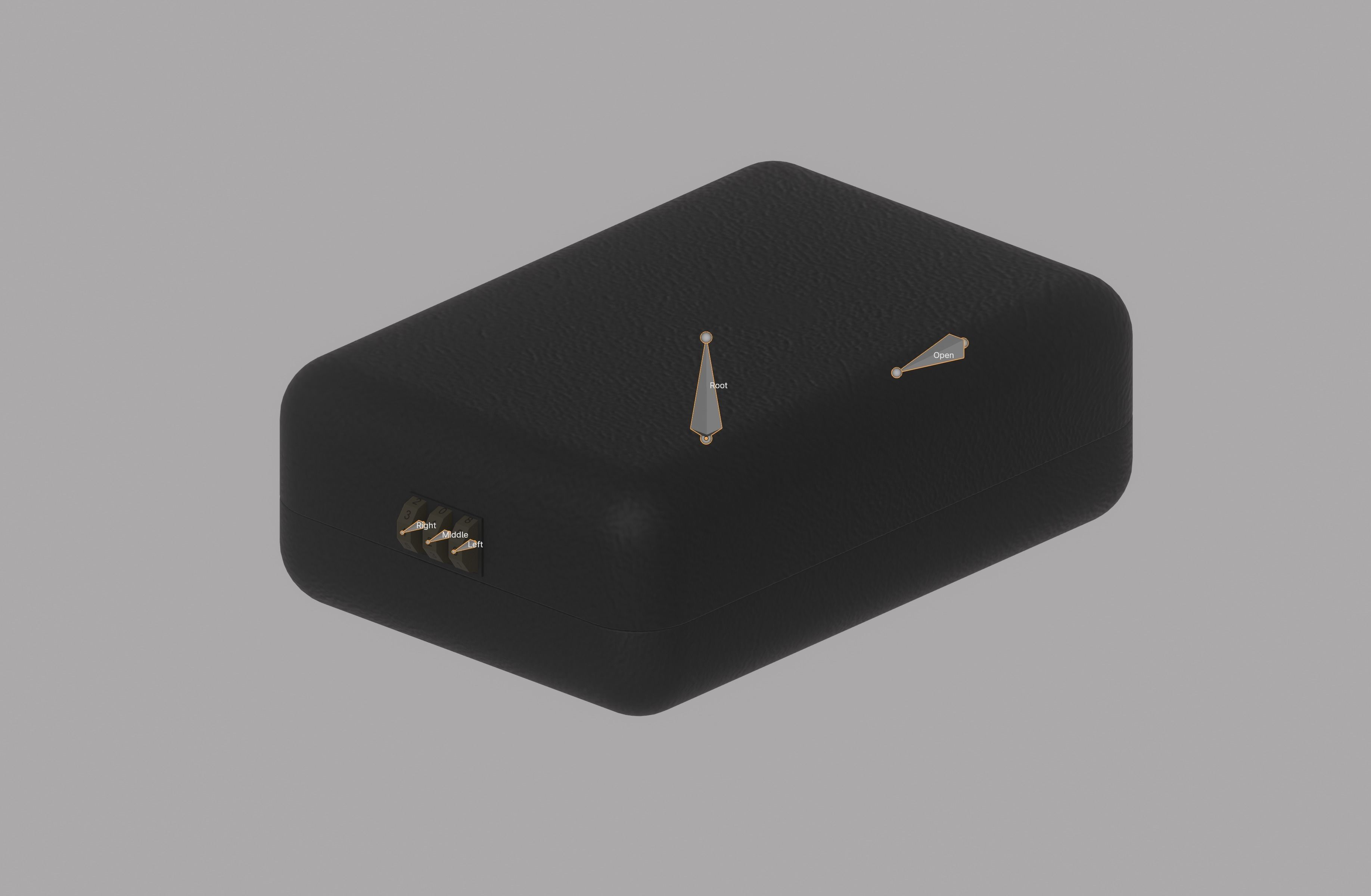 Small Safe 3D model_13