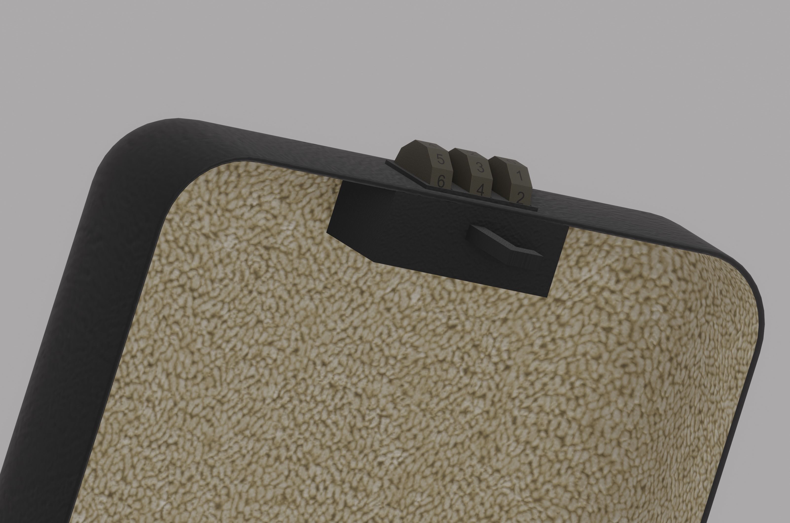 Small Safe 3D model_11