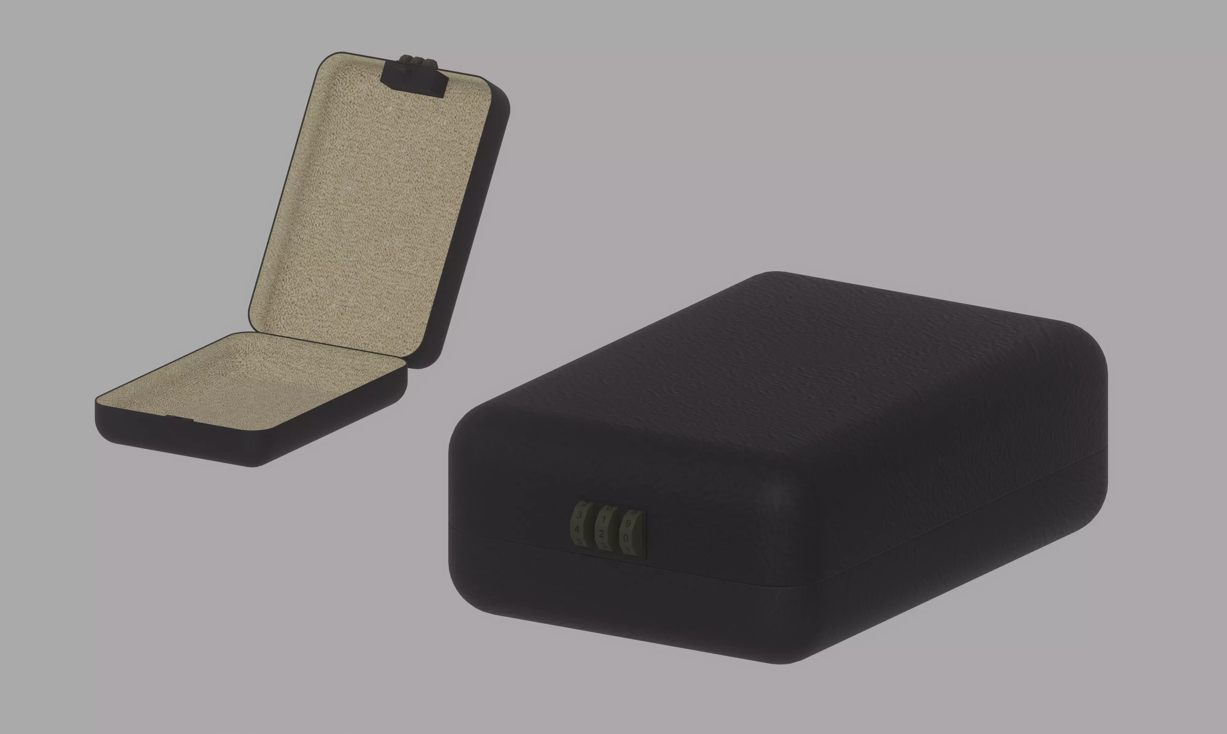 Small Safe 3D model_0