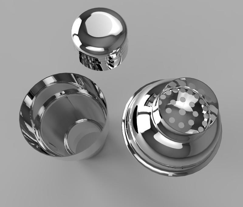 Cocktail Shaker 3D model_6