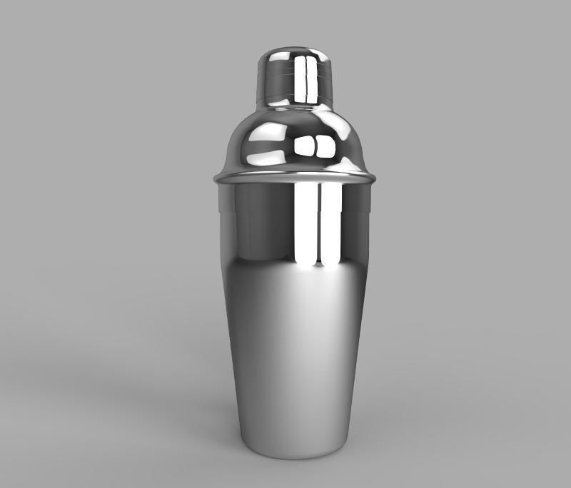 Cocktail Shaker 3D model_1