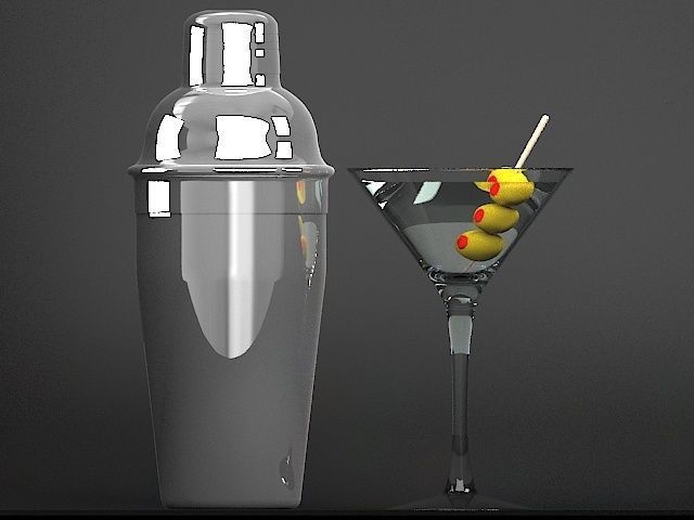 Cocktail Shaker 3D model_10