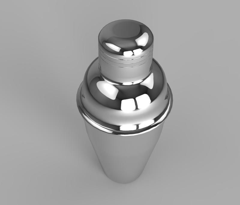 Cocktail Shaker 3D model_3