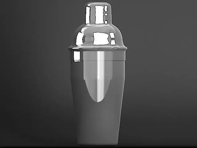 Cocktail Shaker 3D model_0
