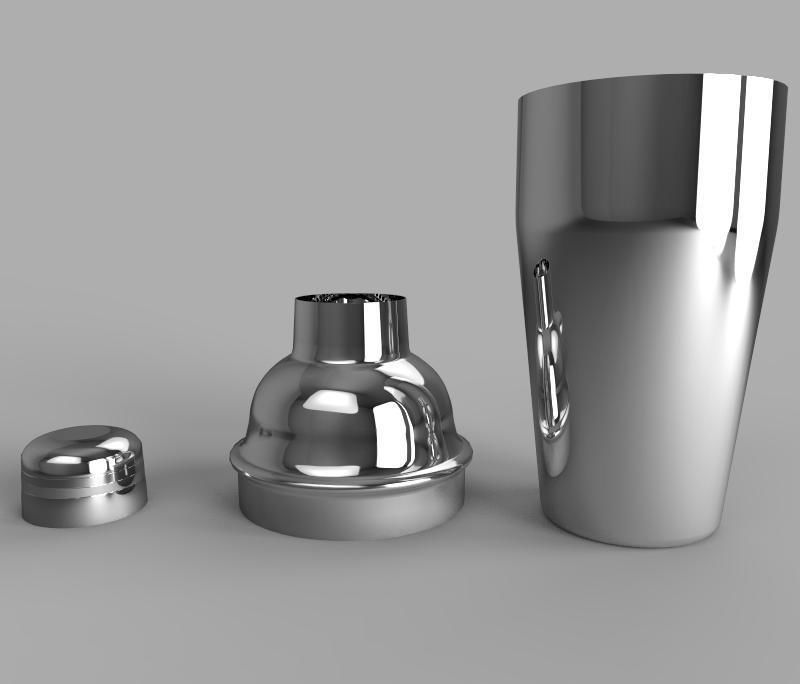 Cocktail Shaker 3D model_7