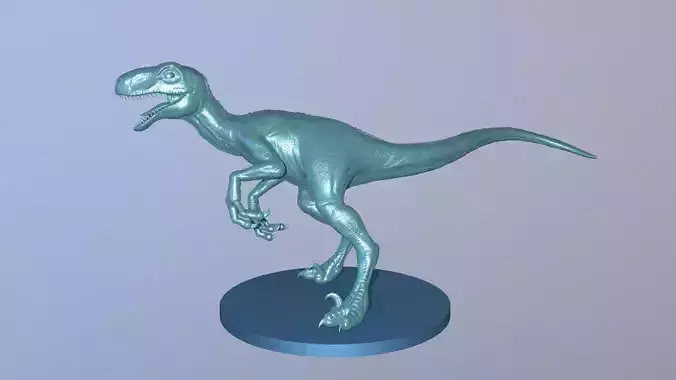Veloceraptor Realistic Basemesh Printable