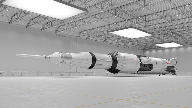 Saturn V 3D model