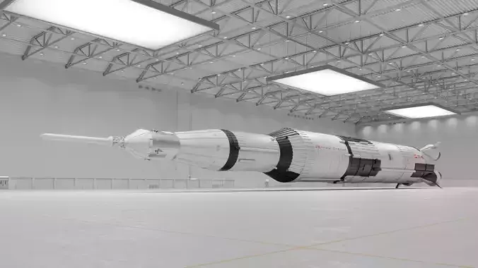 Saturn V 3D model