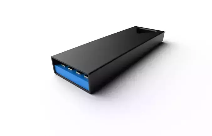 Usb Drive  M02 Low-poly 3D model