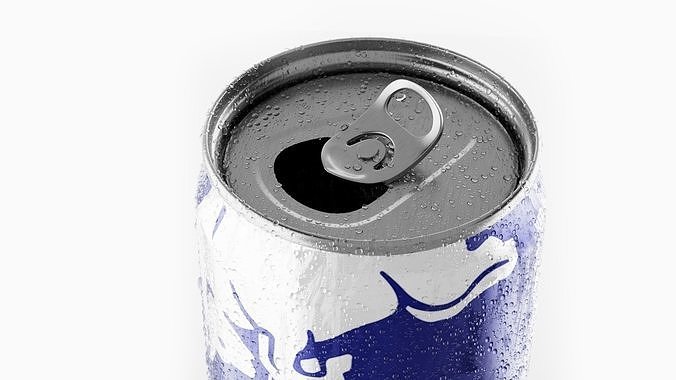 Can Red Bull BLUE EDITION Realistic 3D model 5