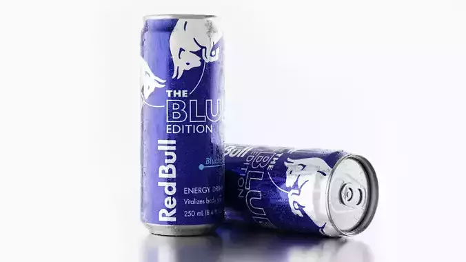 Can Red Bull BLUE EDITION Realistic
