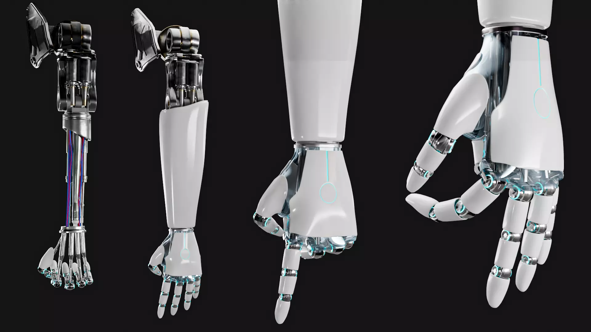 Robot Hand 3D model_0