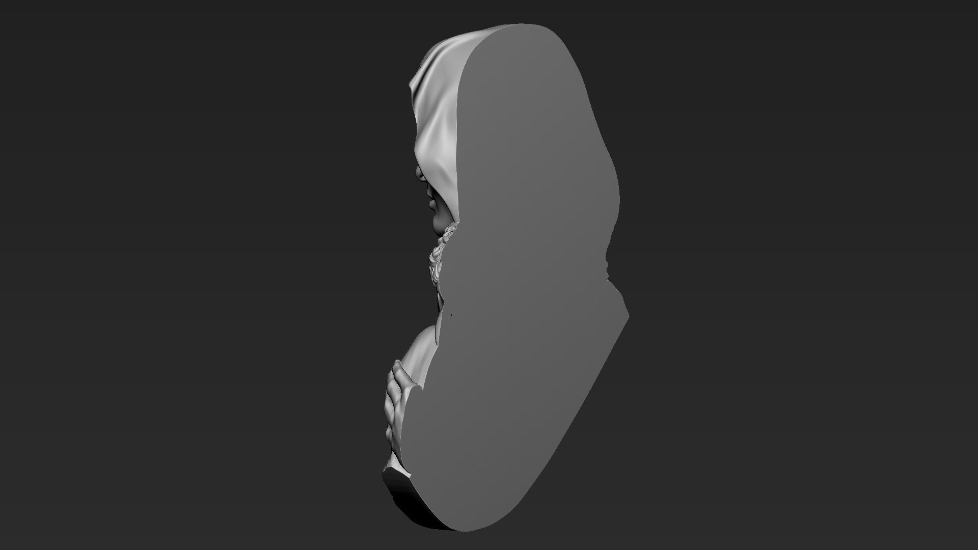 Mother Maria relief 07 3D print model_11